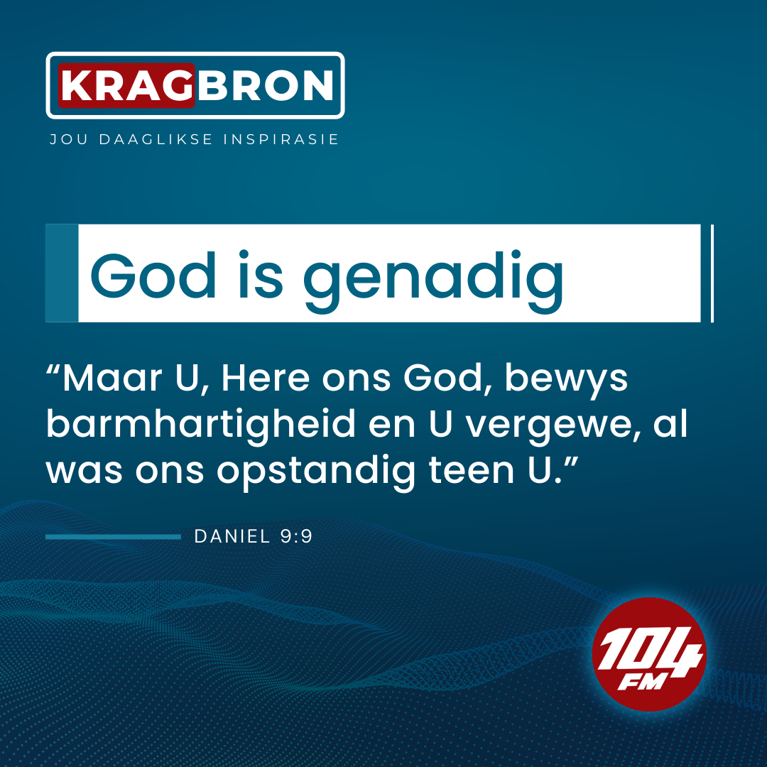 God is genadig I Daniël 9:9