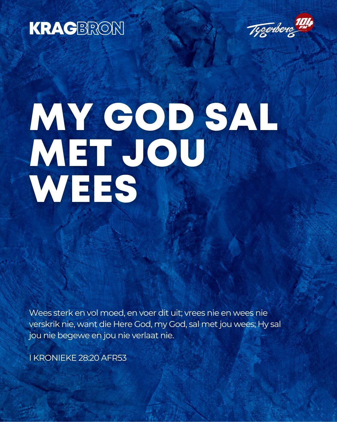 My God, sal met jou wees! | I KRONIEKE 28:20