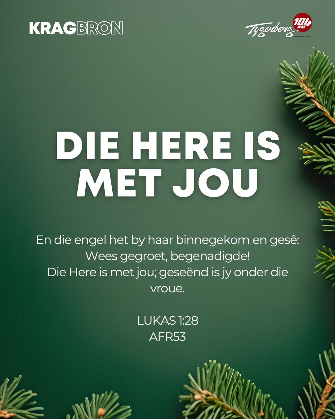 Die Here is met jou | LUKAS 1:28